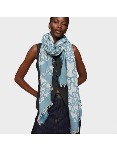 Foulard Kaos Devoré turquesa TOUS