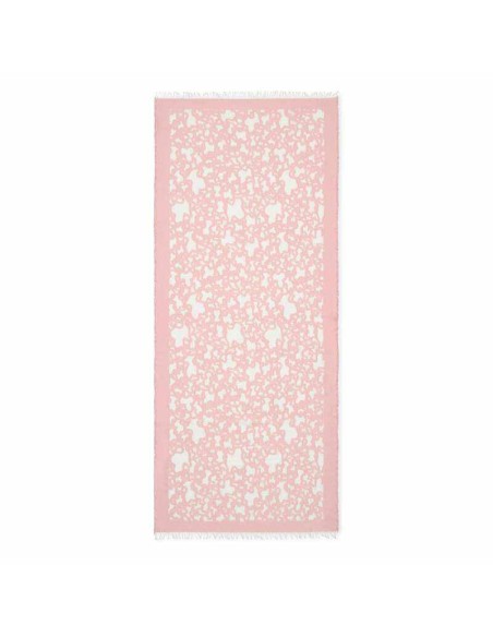 Foulard Kaos Devoré rosa oscuro TOUS