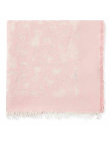 Foulard Kaos Devoré rosa oscuro TOUS