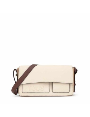 Bandolera mediana beige marrón TOUS Back to basics