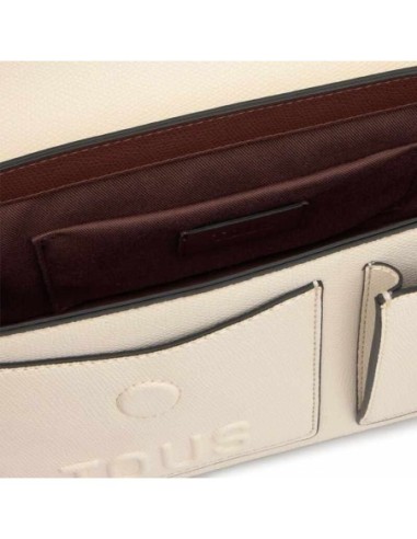 Bandolera mediana beige marrón TOUS Back to basics