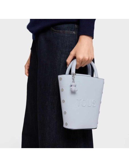 Mini bolso azul grisaceo TOUS Back to basics