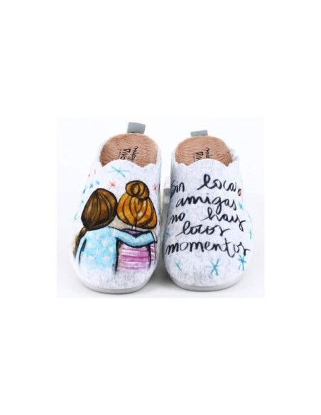 Zapatillas de Casa Vivant “Sin locas amigas no hay locos momentos”