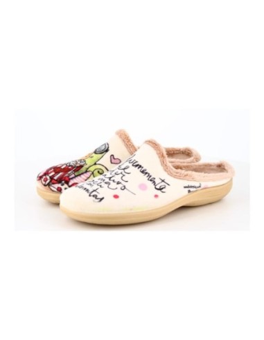 Zapatilla de Casa Vivant "Creo firmemente en el poder curativo de las Palomitas" Everest Beig