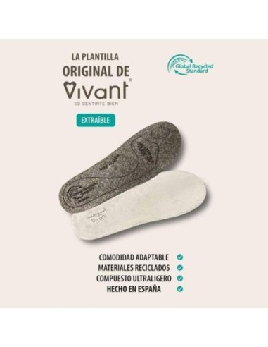 Zapatilla de Casa Vivant "La Vida comienza muchas veces no te rindas" Danubio Hielo