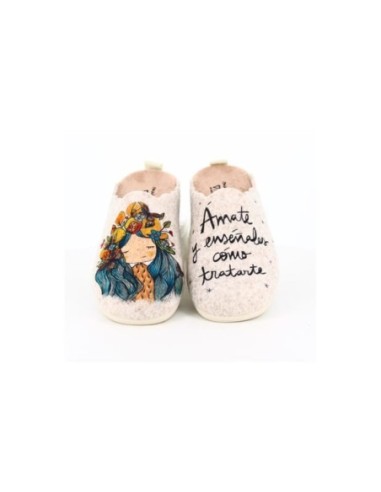 Zapatillas de Casa Vivant "Amate y Enseñales como Tratarte"