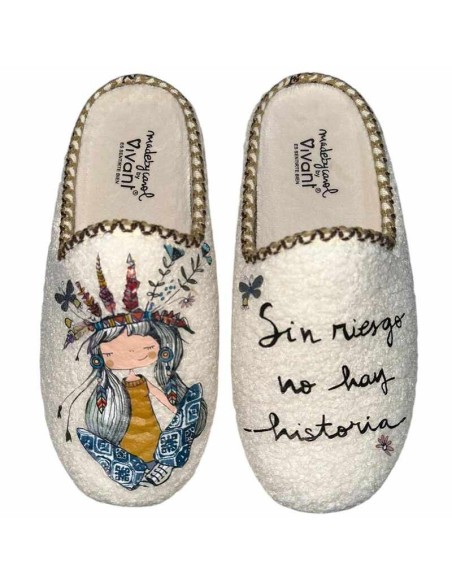 Zapatillas de Casa Vivant "Sin Riesgo no hay historia"