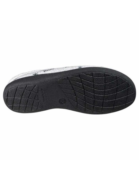 Zapatillas de Casa Vivant "Si tienes estrés bébete tres. Sino hay remedio litro y medio"  Gris