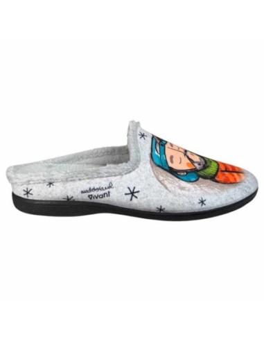 Zapatillas de Casa Vivant "Tranqui, tengo todo bajo descontrol" Gris