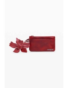 Monedero Desigual pequeño brillante flor