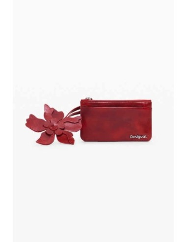 Monedero Desigual pequeño brillante flor