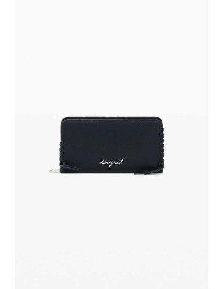 Monedero Desigual mediano logo negro