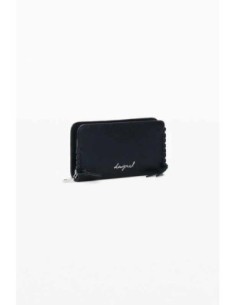 Monedero Desigual mediano logo negro 2