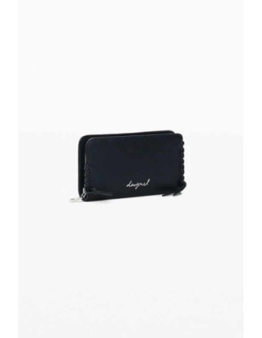 Monedero Desigual mediano logo negro