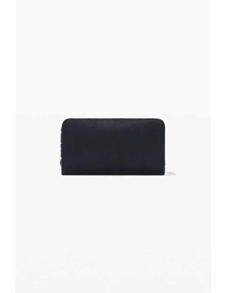 Monedero Desigual mediano logo negro