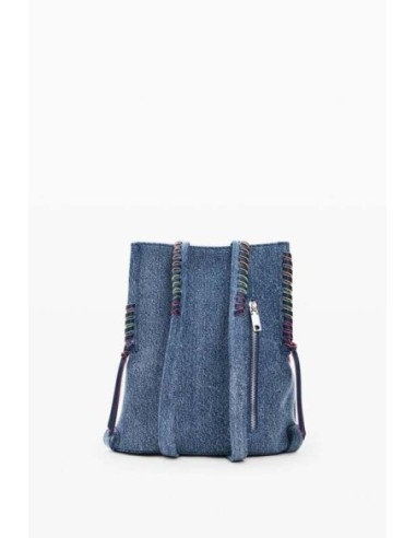 Mochila Desigual pequeña denim corazón