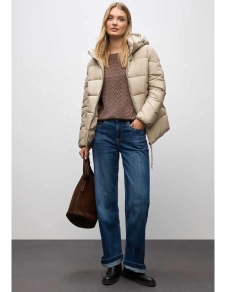 Chaqueta acolchada Street One beige
