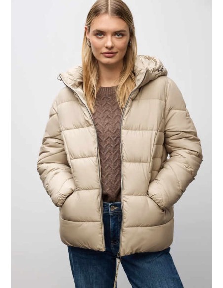 Chaqueta acolchada Street One beige