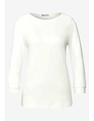 Camisa náutica básica blanca street one