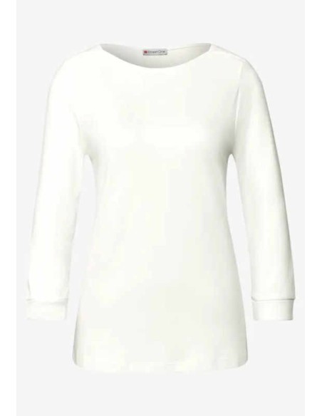 Camisa náutica básica blanca street one