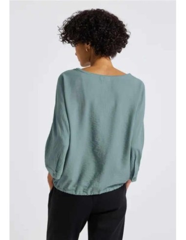 Blusa con textura Dolman Street One