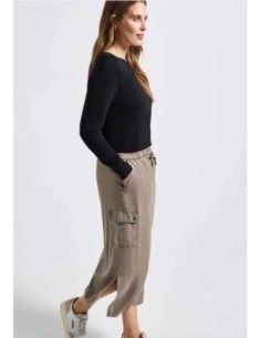 Falda cargo con efecto lavado Street One