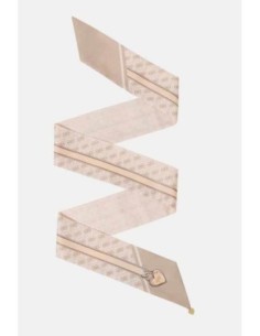 Pañuelo  Guess con logotipo 4G Beige 2