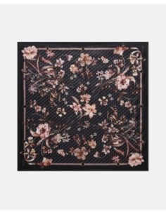 Foulard Guess con estampado floral negro multi