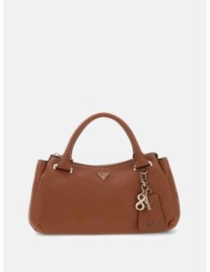 Bolso de mano Guess Evie Charms Marrón