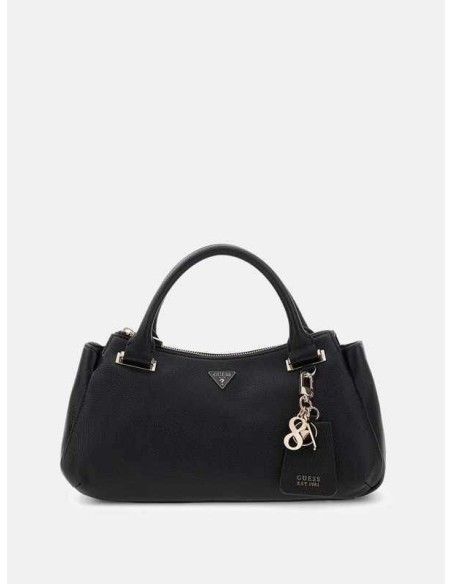 Bolso de mano Guess Evie Charms Negro