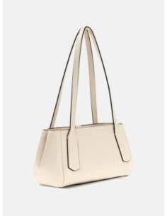 Bolso al hombro guess Brooke Charm crema 2