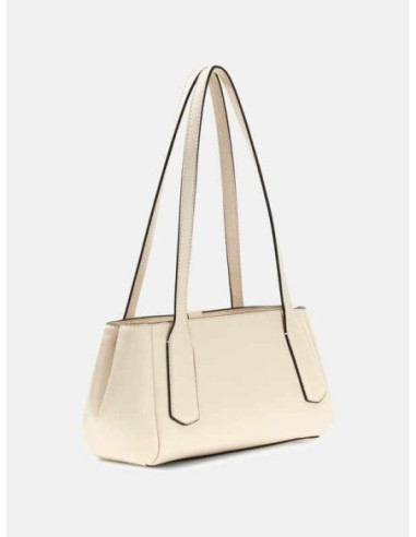 Bolso al hombro guess Brooke Charm crema