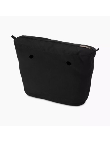 Bolsa Interna O bag Cremallera Tejido Canvas Negro