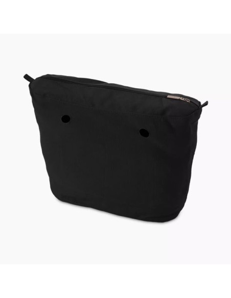 Bolsa Interna O bag Cremallera Tejido Canvas Negro