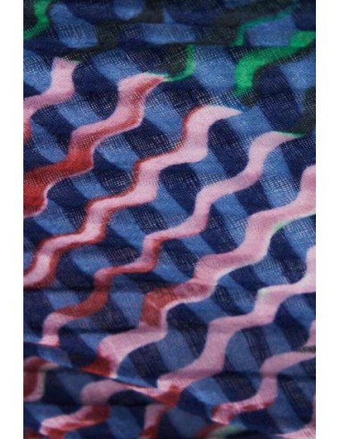 Foulard rectangular bluestrip desigual