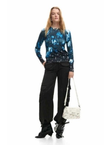Bolso mediano lettering desigual