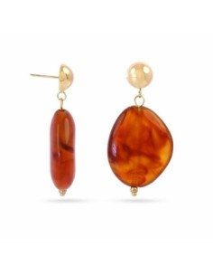 Pendientes Anartxy marbles Tempo Naranja 2