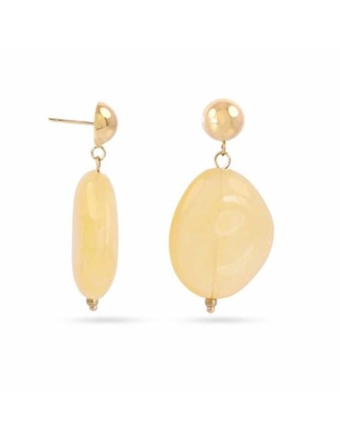 Pendientes Anartxy marbles Tempo Beige