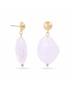Pendientes Anartxy marbles Tempo Blanco