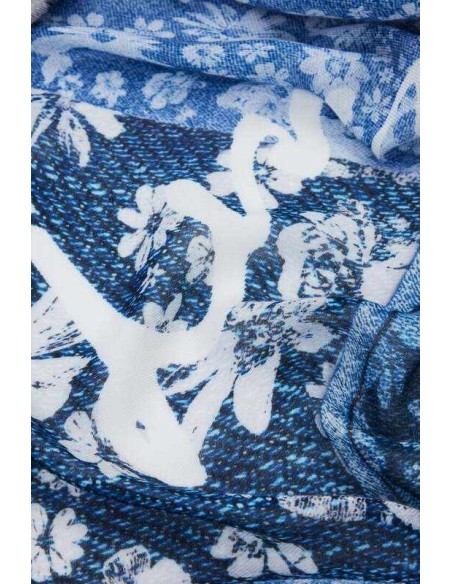 Foulard Desigual Denim Patch