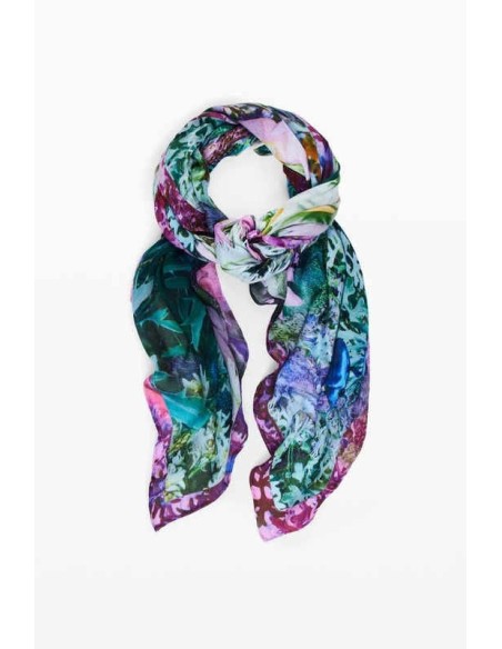 Foulard Desigual Garden Azul