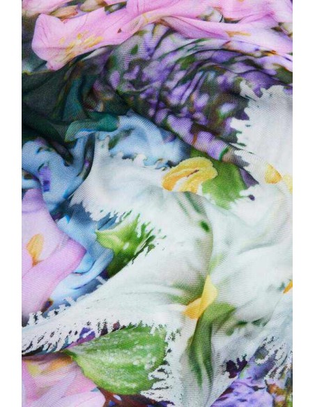 Foulard Desigual Garden Azul