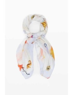 Foulard Desigual rectangular charms
