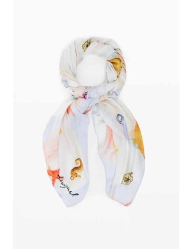 Foulard Desigual rectangular charms