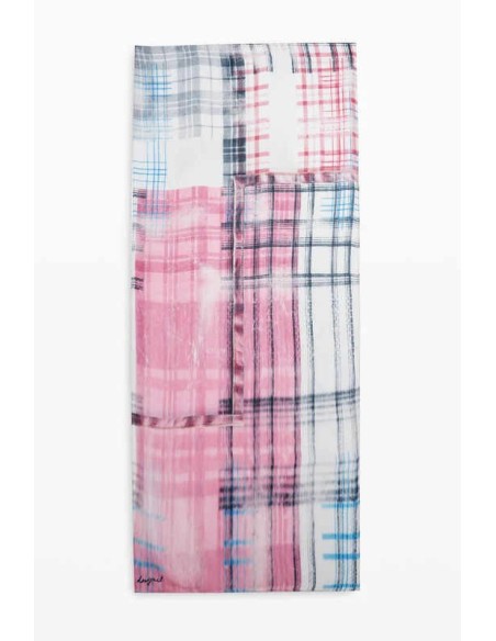 Foulard Desigual rectangular grunge
