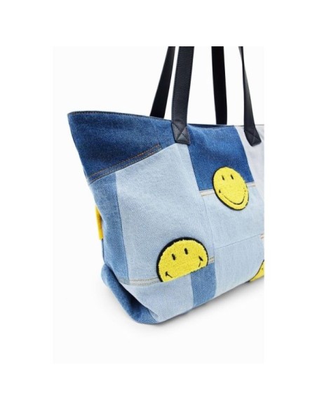 Bolso Desigual Patchwork Smiley
