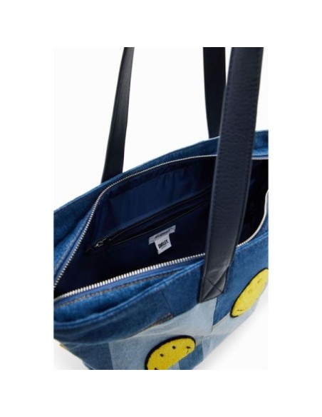 Bolso Desigual Patchwork Smiley