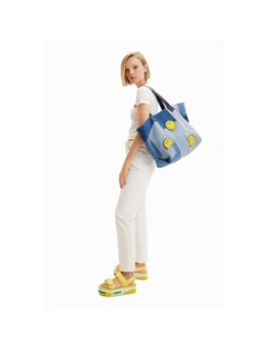 Bolso Desigual Patchwork Smiley