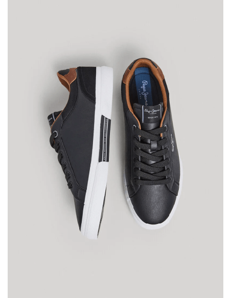 Zapatillas Pepe Jeans kenton court negras