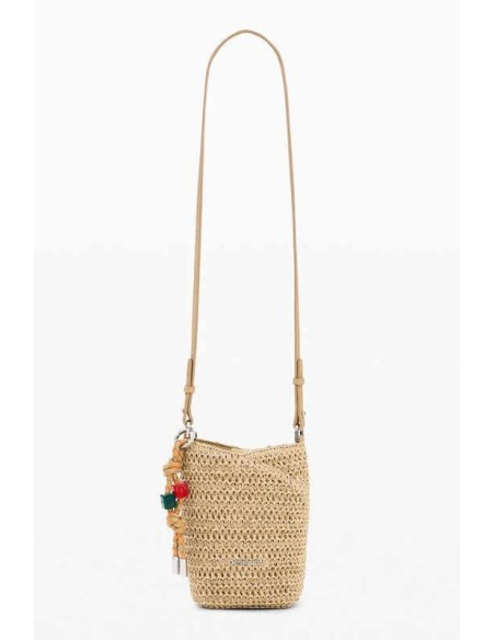 Porta móvil desigual rafia charms